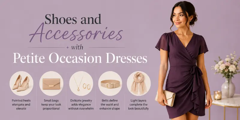 shoes and accessories with petite occasion dresses