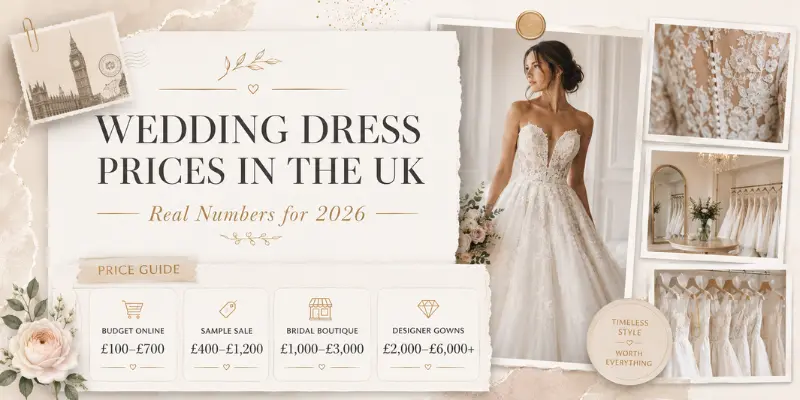 wedding dress prices in the uk — real numbers for 2026