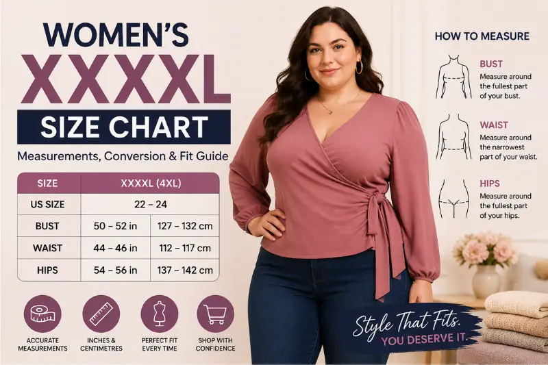 Women’s XXXXL Size – The Complete Guide to Measurements, Fit, and Styling women's xxxxl size - the complete guide to measurements, fit, and styling